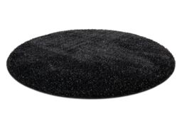 RugsX Dywaniki Łazienkowe Rug in Black - Size: 100 cm diameter - thumbnail 2