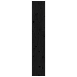 Berkfield Home Book Cabinet/Room Divider Black 80x30x167.4 cm Solid Wood Pine - thumbnail 6