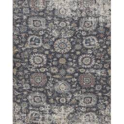 Wyld and Coco Multicolour Handwoven Polyester Cotton Rug Floral Oriental Tassels - Size: 140 cm x 200 cm - thumbnail 2