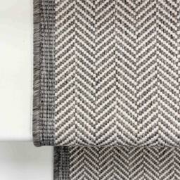 runrug Stair Runner Carpet - Reversible & Durable, 2mm - 'Illusion' in Grey - Size: 60 cm x 720 cm - thumbnail 2
