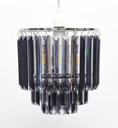 Pagazzi Bria Smoke Easy-Fit Pendant in Grey - thumbnail 3