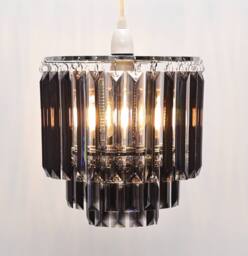 Pagazzi Bria Smoke Easy-Fit Pendant in Grey - thumbnail 4
