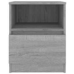 Berkfield Home Bedside Cabinet Grey Sonoma 40x40x50 cm Engineered Wood - Size: 40 x 40 x 50 cm - thumbnail 3