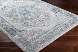 Livabliss Jolie Vintage Grey Beige Blue Brown Traditional Boho Living Dining Bedroom Rug in Navy - Size: 160 cm x 220 cm - thumbnail 6
