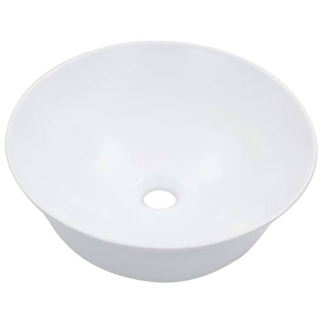 Berkfield Home Wash Basin 41x12.5 cm Ceramic White - image 1