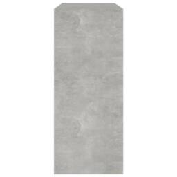 Berkfield Home Decorative Book Cabinet/Room Divider Concrete Grey 80x30x72 cm - Size: 80 x 30 x 72 cm - thumbnail 4