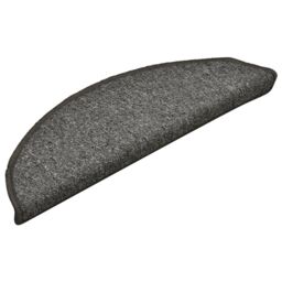 Berkfield Home Carpet Stair Treads 15 pcs Dark Grey 56x17x3 cm - Size: Medium - thumbnail 3