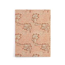 "Artery8 Apple & Leaves Pattern Canvas Wall Art Print William Morris in Brown - Size: W18"" x H24""" - thumbnail 1