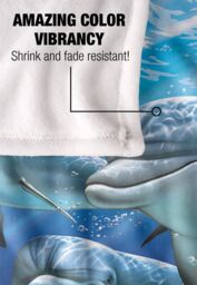 JQ Licensing Royce Mcclure Dolphin Travelers Silky Touch Super Soft Throw Blanket 152 X 127 cm in White - thumbnail 4