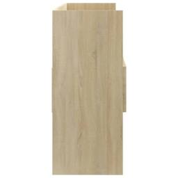 Berkfield Home Sideboard Sonoma Oak 105x30x70 cm Engineered Wood in Brown - Size: 105 x 30 x 70 cm - thumbnail 7