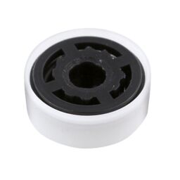 Balterley Modern Bathroom Suitable for Basin Pillar Taps Chrome 5mm x 15mm in White - thumbnail 1