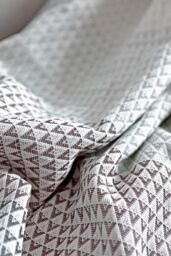 nielsen Dana Throw Blanket With Boho Tassles Yellow & Taupe 150 x 200cm in Grey - Size: 150 cm x 200 cm - thumbnail 2