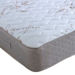 Bedmaster Memory Stressfree Pocket Sprung Memory Foam Mattress in Light Brown - Size: Double - thumbnail 1