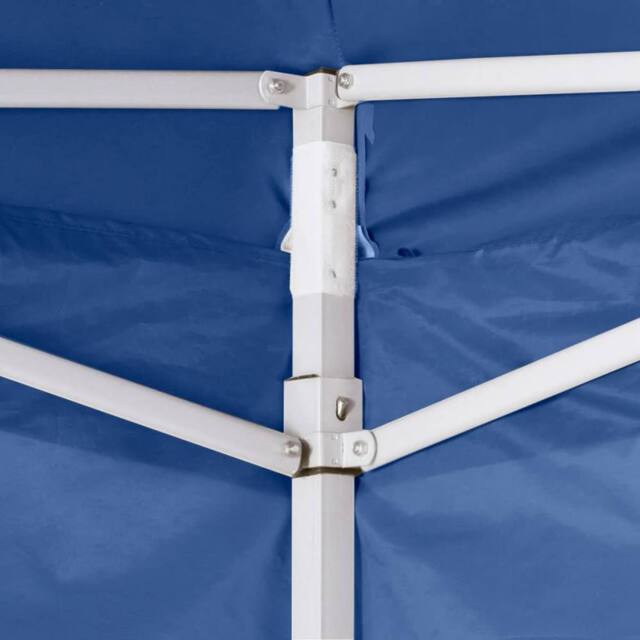 Berkfield Home Professional Folding Party Tent with 2 Sidewalls 2x2 m Steel Blue - image 1