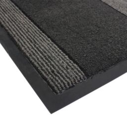 JVL Miracle Machine Washable Barrier Doormat 60x90cm Charcoal in Brown - Size: 60 cm x 90 cm - thumbnail 3