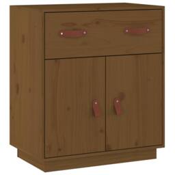 Berkfield Home Sideboard Honey Brown 65.5x40x75 cm Solid Wood Pine - thumbnail 1