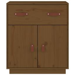 Berkfield Home Sideboard Honey Brown 65.5x40x75 cm Solid Wood Pine - thumbnail 3