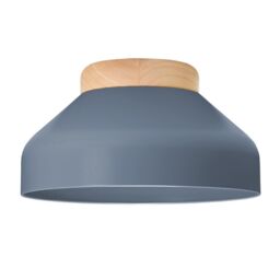 Happy Homewares Contemporary Scandinavian Designed Semi Flush Ceiling Light Fitting in Charcoal