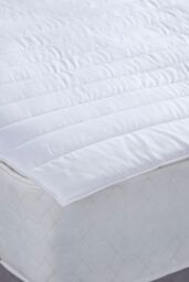 OHS Soft Touch Deep Fill Mattress Topper in White - Size: Double - thumbnail 4