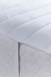 OHS Soft Touch Deep Fill Mattress Topper in White - Size: Double - thumbnail 3