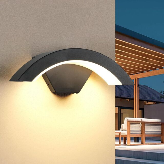 COMELY Outdoor Wall Lights, 24W Waterproof IP65 Black Wall Lights, 3000K - image 1