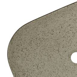 Berkfield Home Countertop Basin Grey & Black Rectangular 48x37.5x13.5 cm Ceramic - thumbnail 7
