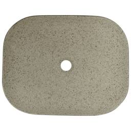 Berkfield Home Countertop Basin Grey & Black Rectangular 48x37.5x13.5 cm Ceramic - thumbnail 6