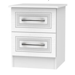 Stafford 2 Drawer Bedside Cab(Ready Assembled)