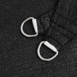 Berkfield Home Sunshade Sail 160 g/m ² Black 2.5x2.5x3.5 m HDPE - thumbnail 5