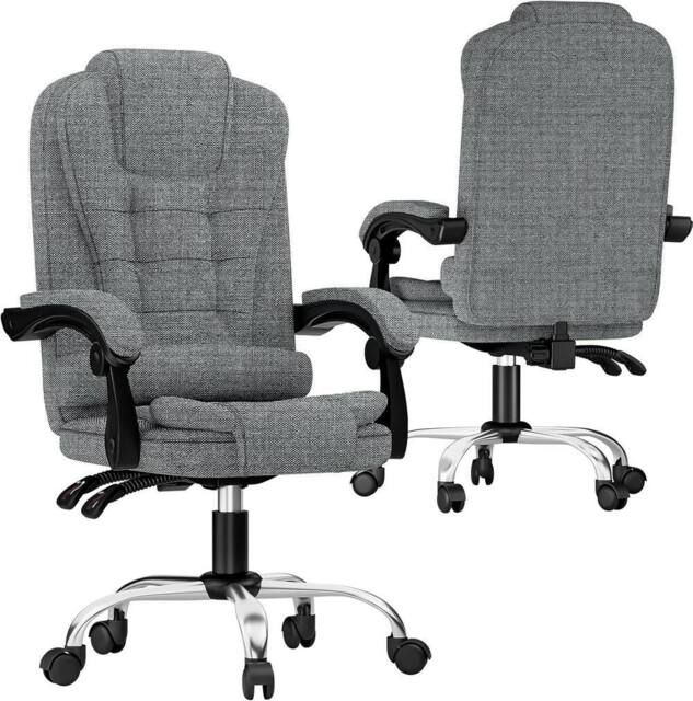 Gartistgo Ergonomic Fabric Executive Office Chair in Mid Grey - image 1