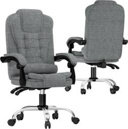 Gartistgo Ergonomic Fabric Executive Office Chair in Mid Grey - thumbnail 1
