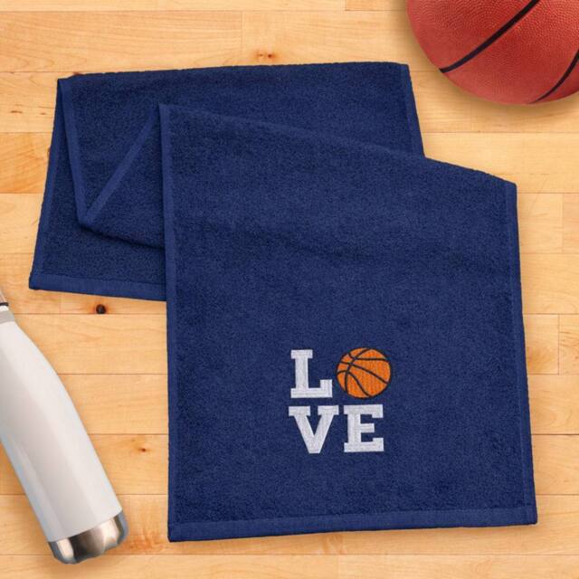 Duncan Stewart Love Sports Basketball Towel in Navy - image 1