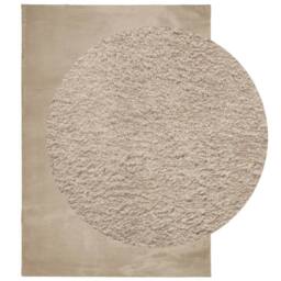 Berkfield Home Rug HUARTE Short Pile Soft & Washable Sand 160x230 cm in Light Sand - Size: Medium - thumbnail 3