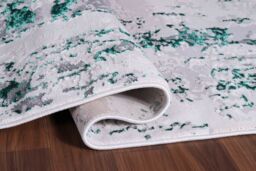 Smart Living Modern Emperor Thick Area Rug for Bedroom, Living Room, Hallway Runner in Aqua - Size: 60 cm x 220 cm - thumbnail 4