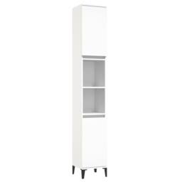 Berkfield Home 3 Piece Bathroom Cabinet Set White Engineered Wood - thumbnail 6