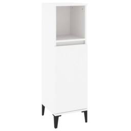 Berkfield Home 3 Piece Bathroom Cabinet Set White Engineered Wood - thumbnail 7
