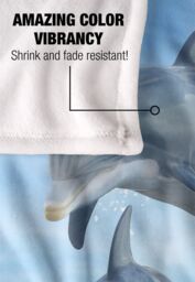 JQ Licensing Royce Mcclure Dolphin Jumpers Silky Touch Super Soft Throw Blanket 152 X 127 cm in White - thumbnail 4