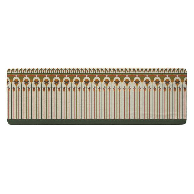 Benjamin Tate Design Egyptian Ornament Runner Rug in Natural - Size: 67 cm x 230 cm - image 1