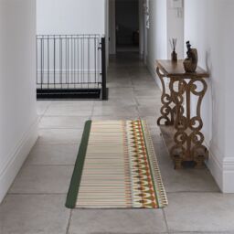 Benjamin Tate Design Egyptian Ornament Runner Rug in Natural - Size: 67 cm x 230 cm - thumbnail 3