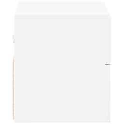 Berkfield Home Wall-mounted Bedside Cabinets 2 pcs White 45x26x28.5 cm - thumbnail 6