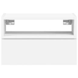 Berkfield Home Wall-mounted Bedside Cabinets 2 pcs White 45x26x28.5 cm - thumbnail 4