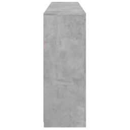 Berkfield Home Sideboards with LED Lights 3 pcs Concrete Grey Engineered Wood - thumbnail 9