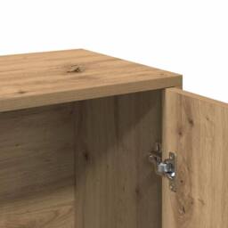 Berkfield Home Sideboard Artisan Oak 60x30x75 cm Engineered Wood in Brown - Size: 60 x 30 x 75 cm - thumbnail 8