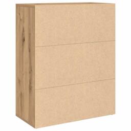 Berkfield Home Sideboard Artisan Oak 60x30x75 cm Engineered Wood in Brown - Size: 60 x 30 x 75 cm - thumbnail 6