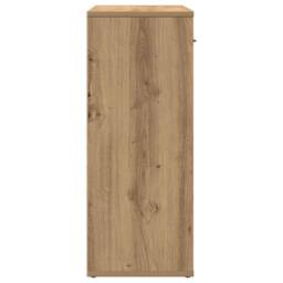 Berkfield Home Sideboard Artisan Oak 60x30x75 cm Engineered Wood in Brown - Size: 60 x 30 x 75 cm - thumbnail 5