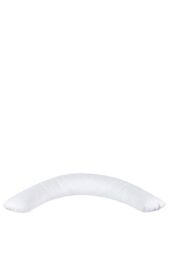 Homescapes U Shaped Comfort Pregnancy Pillow Goose Feather & Down in White - thumbnail 3