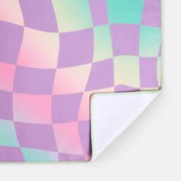 OHS Checkerboard Beach Towel Bath Travel Quick Dry Microfibre Absorbent - thumbnail 5
