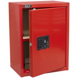 Loops Airbag Safe Storage Cabinet - 2mm Thick Sheet Steel - Slam Lock - Wall Mountable in Metallics - thumbnail 1