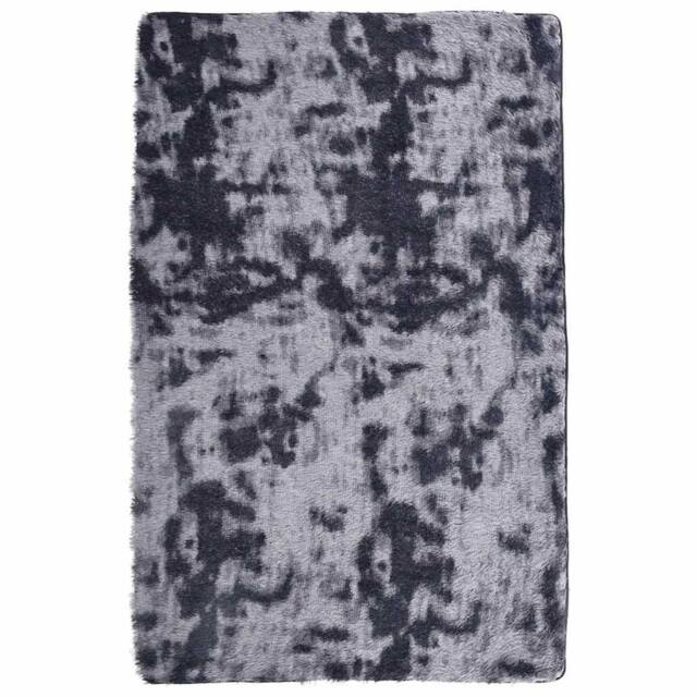 Berkfield Home Shaggy Rug High Pile NAVARRA Dark Grey 130x200 cm Polyester - Size: Medium - image 1