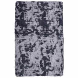 Berkfield Home Shaggy Rug High Pile NAVARRA Dark Grey 130x200 cm Polyester - Size: Medium - thumbnail 1